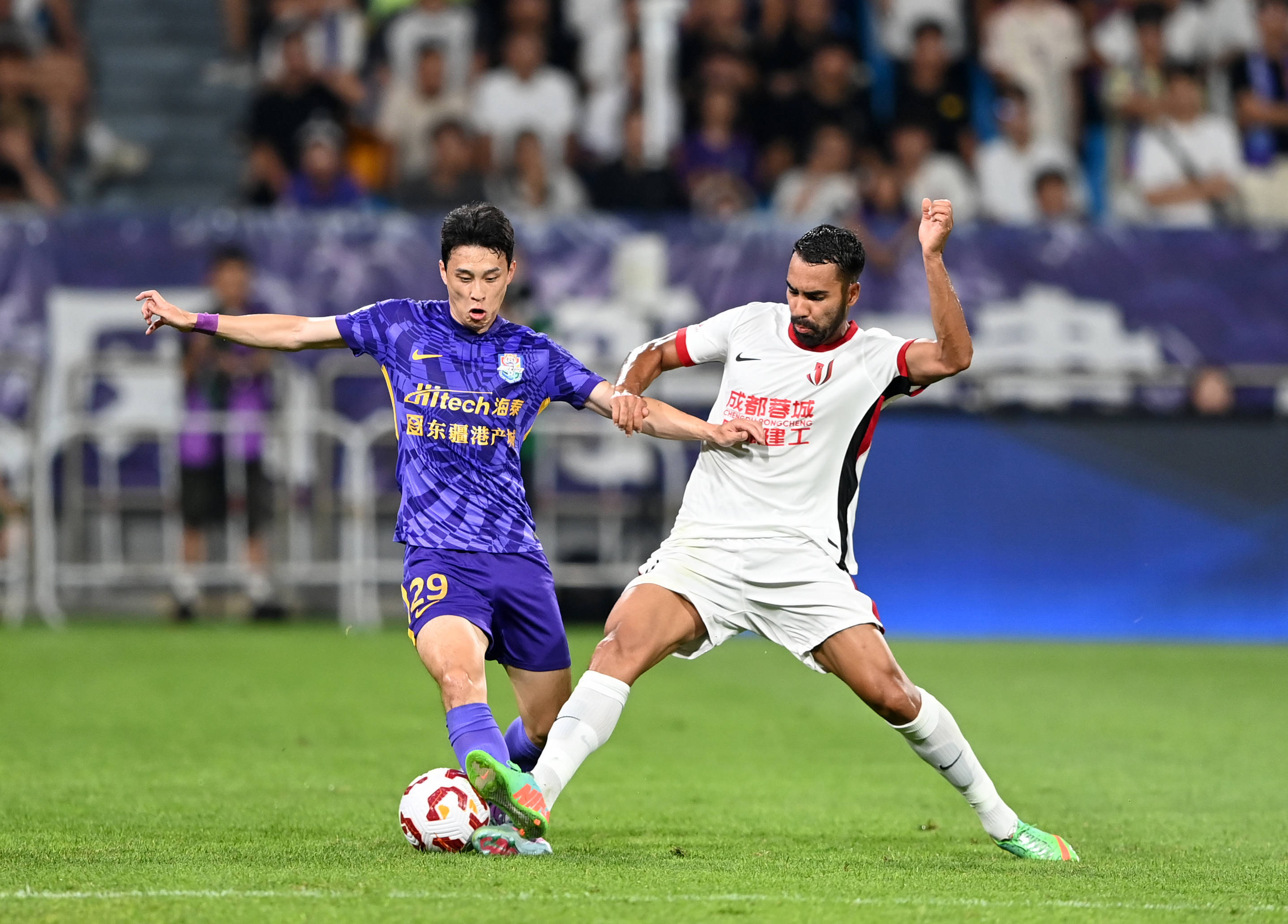 在足球比赛 在足球比赛